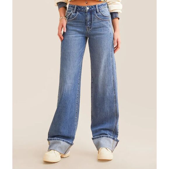 vervet Denim - Kris Baggy Wide Leg Jean VERVET by Flying Monkey Size 27x34